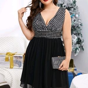 Plus size cocktail or party dress